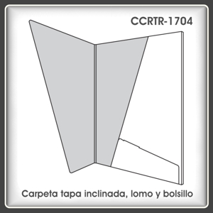 carpeta estuche con lomo y cierre